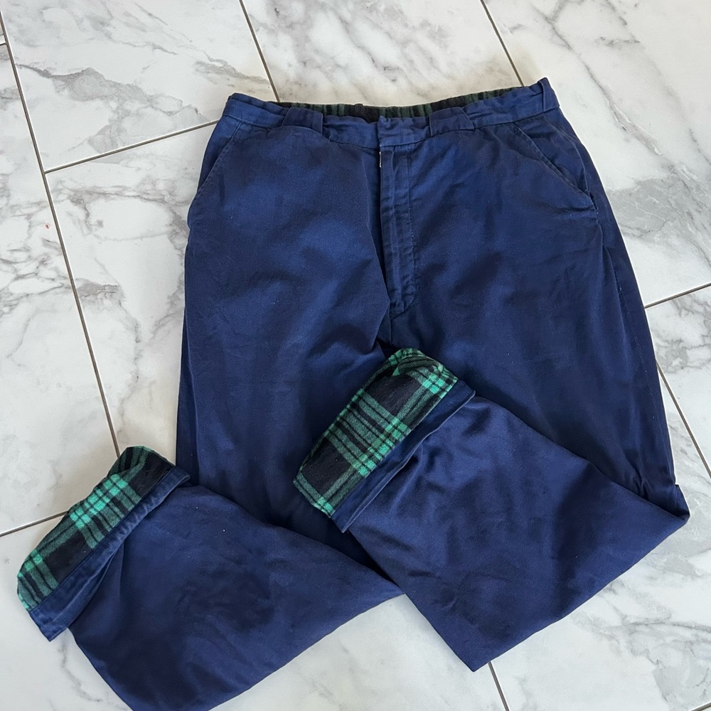 1970’s Vintage Champion Flannel Lined Workwear Pants